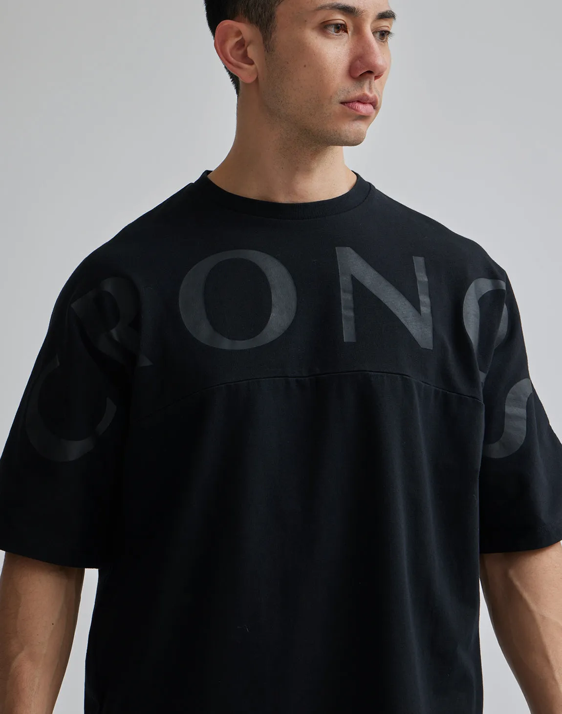 CRONOS  PIGMENTED OVERSIZE T-SHIRTS【ORANGE】