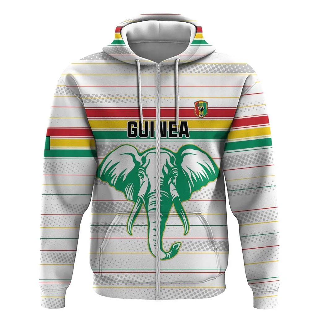 Custom Afro Guinee Football Hoodie Go Syli National LT15