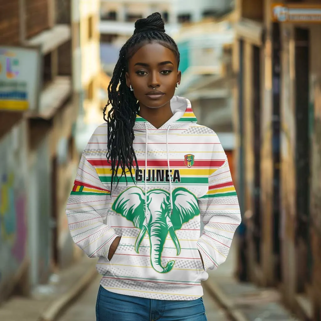 Custom Afro Guinee Football Hoodie Go Syli National LT15