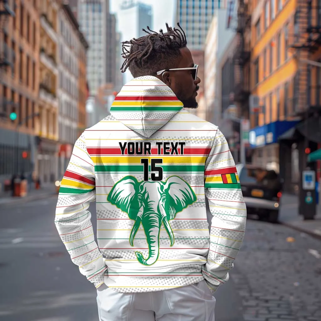 Custom Afro Guinee Football Hoodie Go Syli National LT15