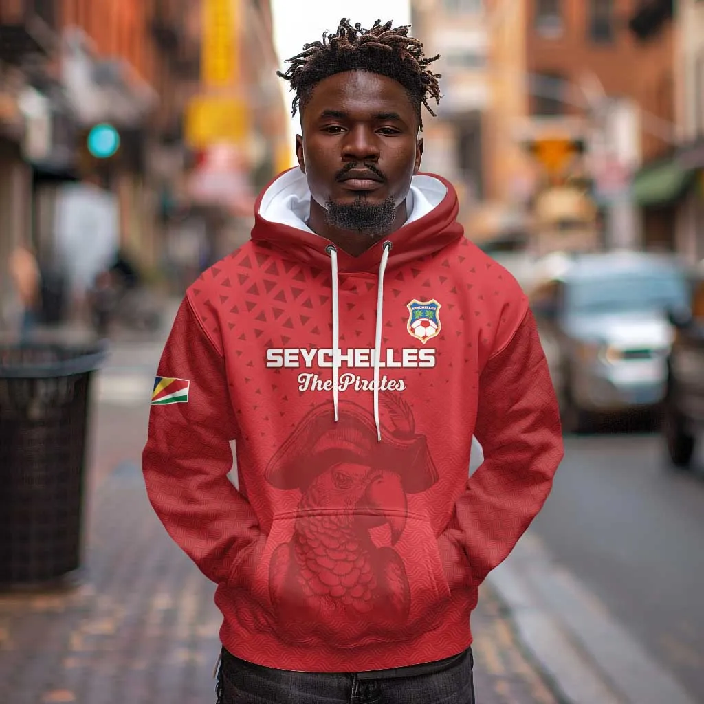 Custom Afro Seychelles Football Hoodie Pirate Parrot LT15