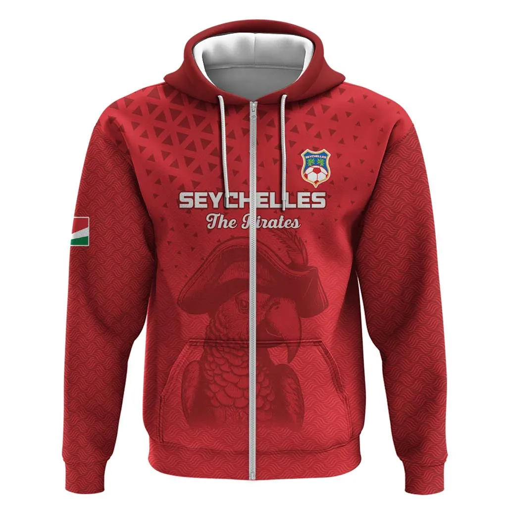 Custom Afro Seychelles Football Hoodie Pirate Parrot LT15