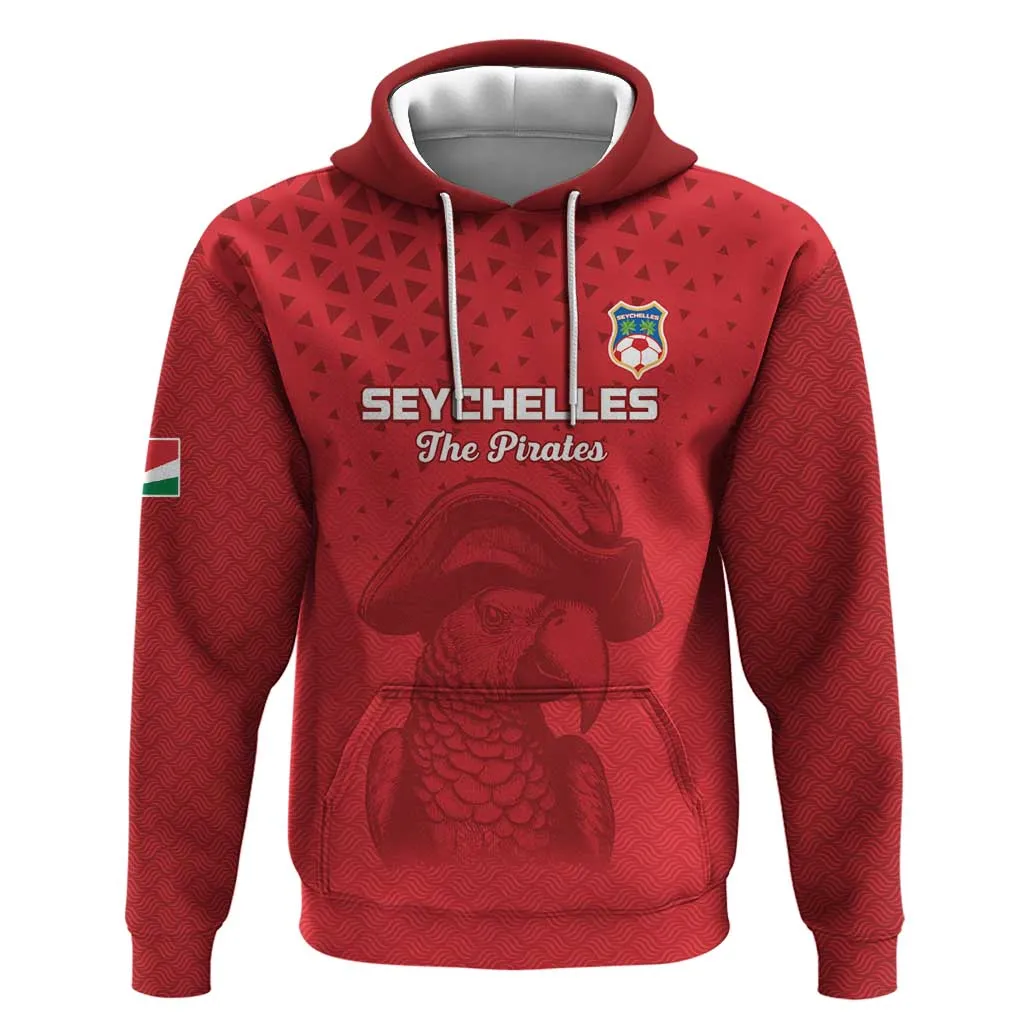 Custom Afro Seychelles Football Hoodie Pirate Parrot LT15