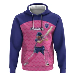 Custom Afro South Africa Cricket Hoodie Go Paarl LT15