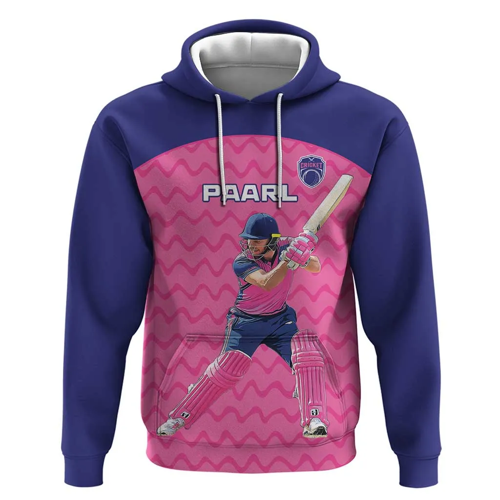 Custom Afro South Africa Cricket Hoodie Go Paarl LT15