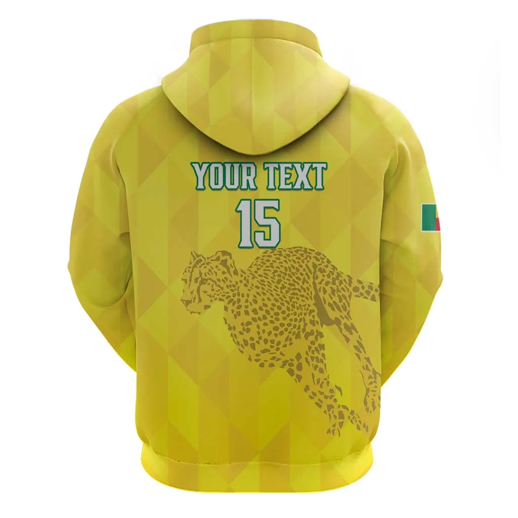 Custom Benin Football Hoodie Go Les Guepards LT15