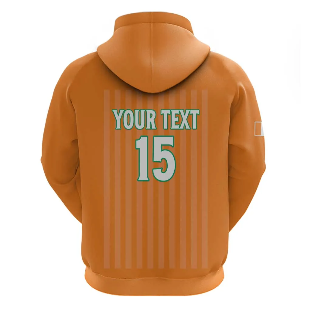 Custom Cote dIvoire Football Hoodie Les Elephants LT15