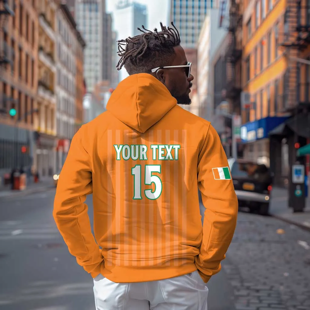 Custom Cote dIvoire Football Hoodie Les Elephants LT15