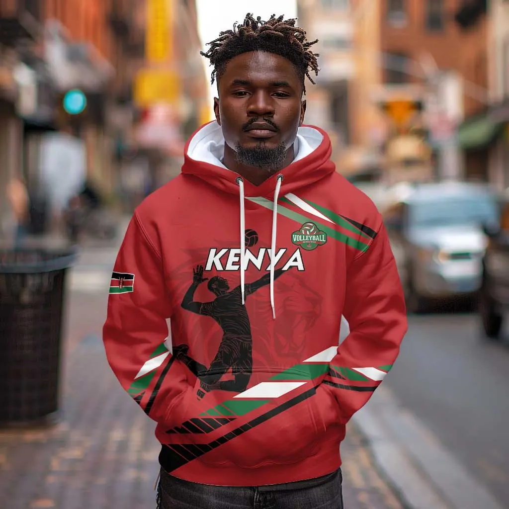 Custom Kenya Volleyball Hoodie Go Champions LT15