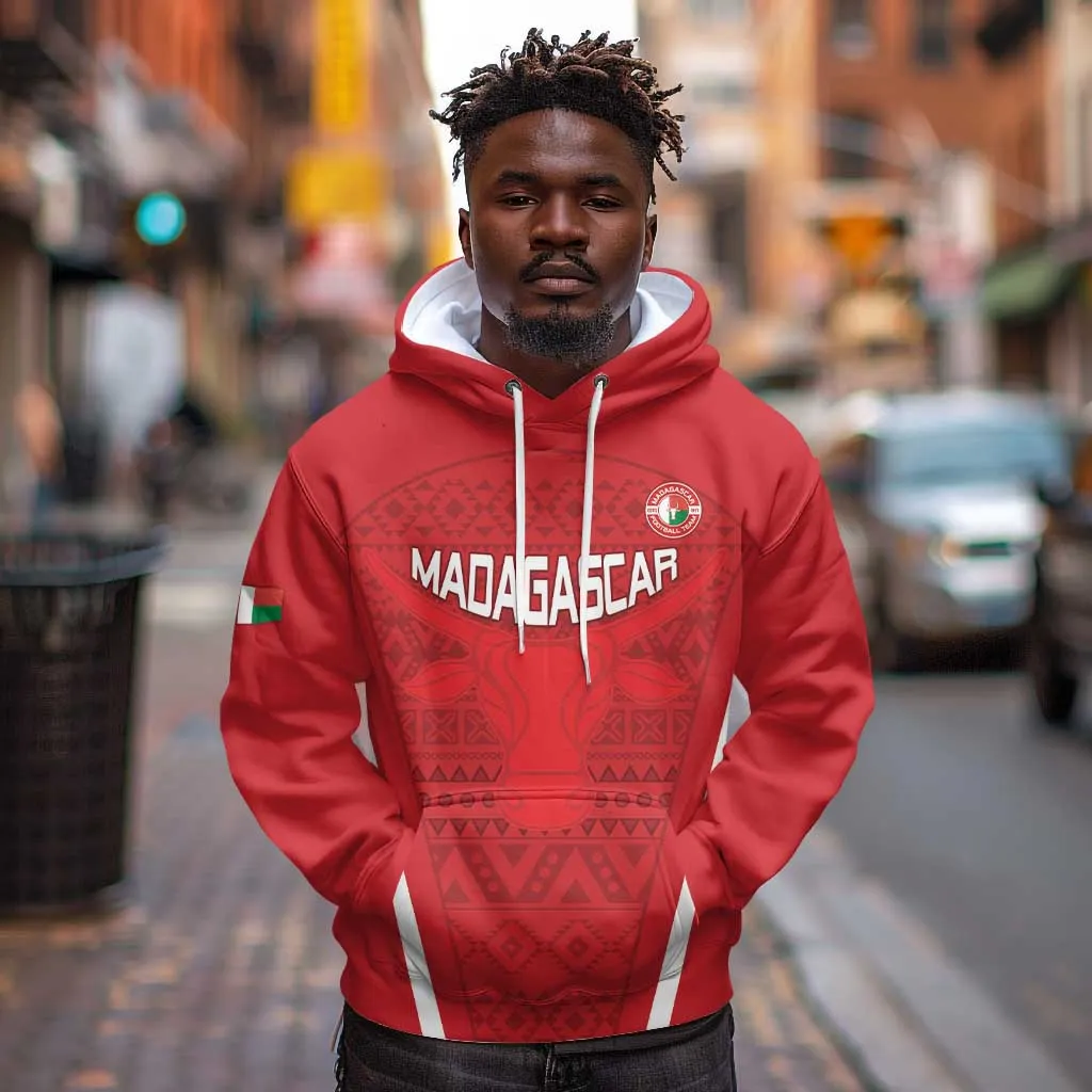 Custom Madagascar Football Hoodie Go Champions LT15