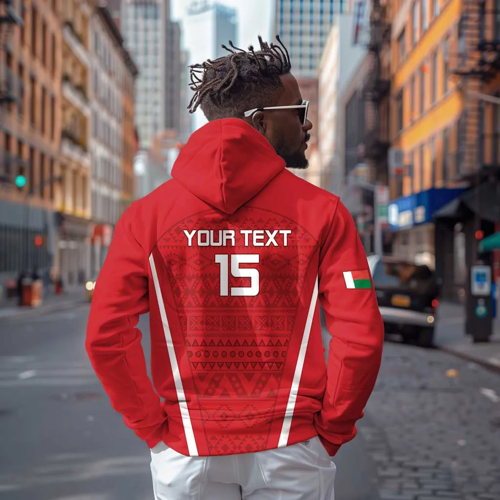 Custom Madagascar Football Hoodie Go Champions LT15