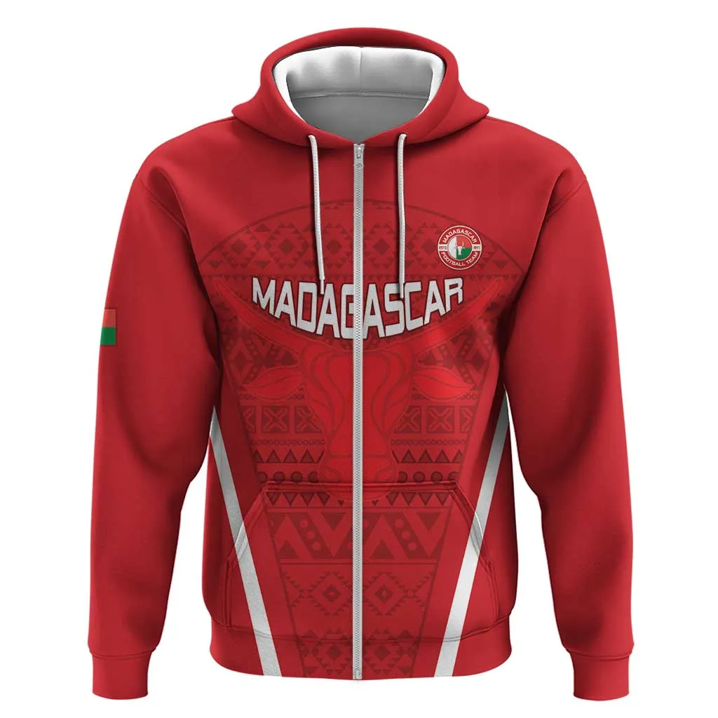 Custom Madagascar Football Hoodie Go Champions LT15
