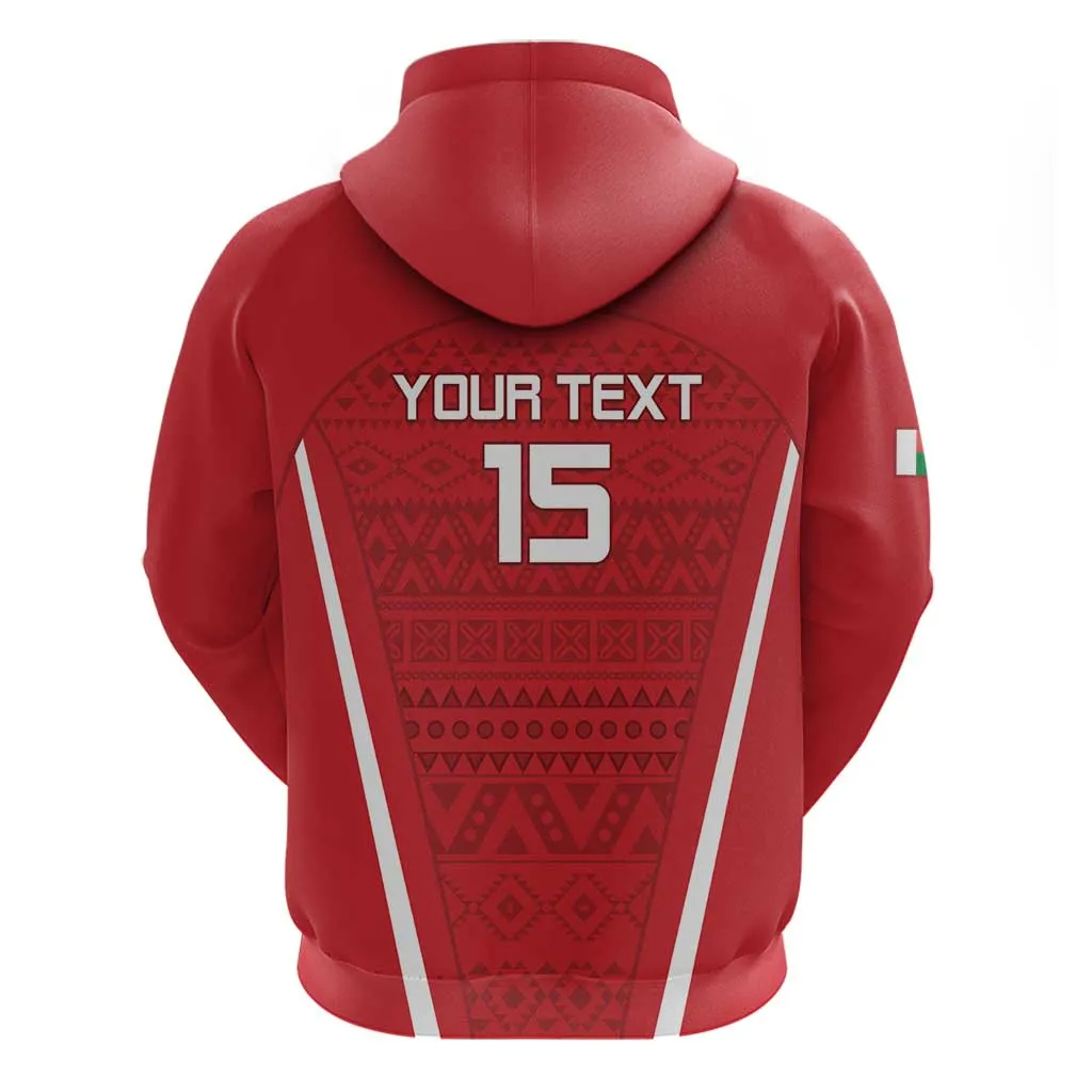 Custom Madagascar Football Hoodie Go Champions LT15