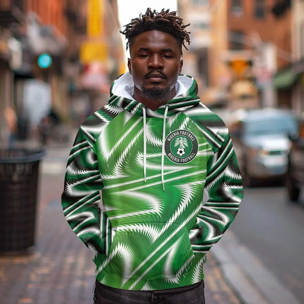 Custom Nigeria Football Hoodie Sporty Super Eagles LT03