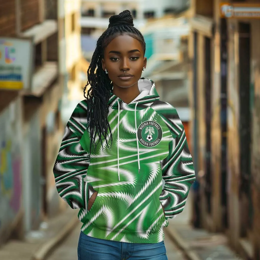 Custom Nigeria Football Hoodie Sporty Super Eagles LT03