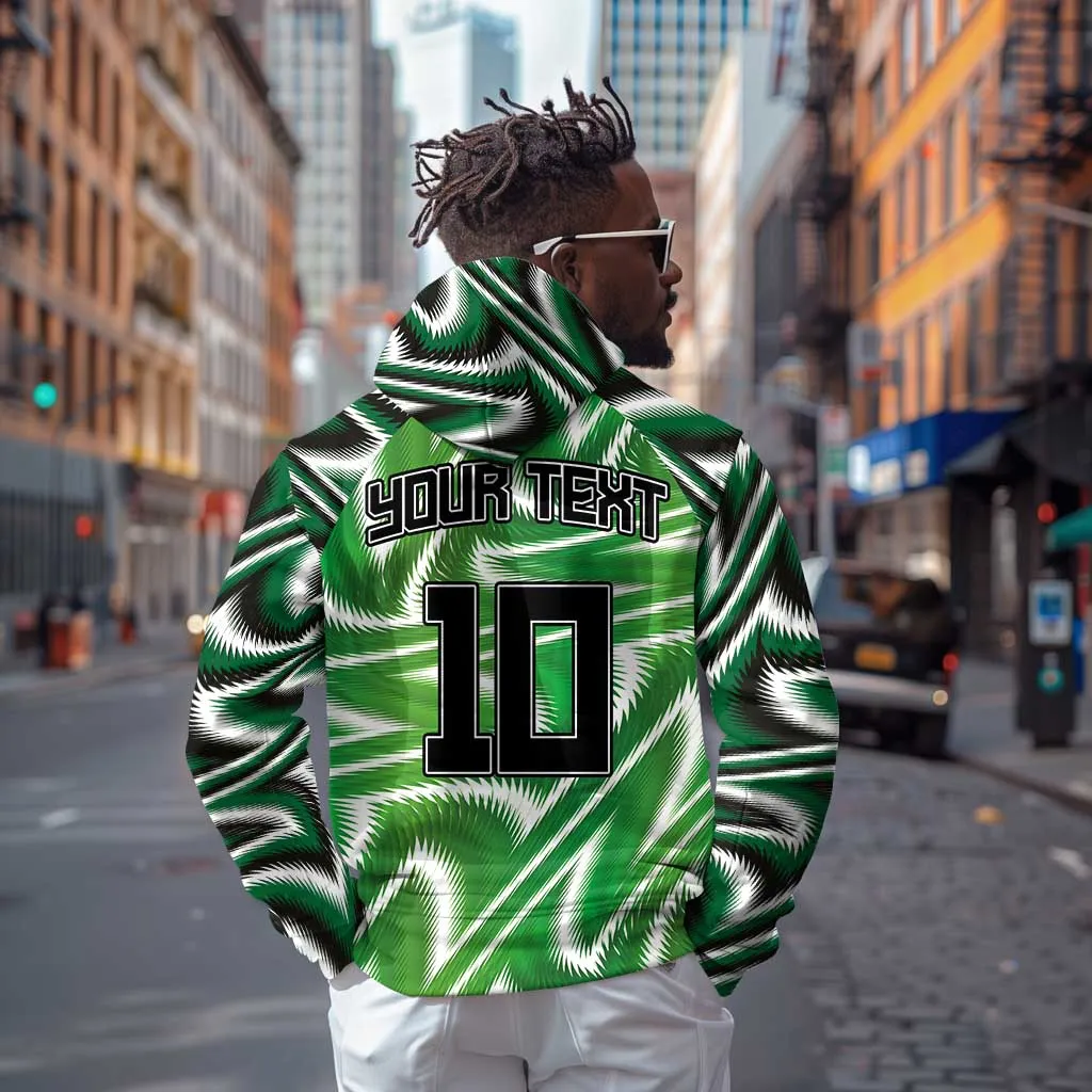 Custom Nigeria Football Hoodie Sporty Super Eagles LT03