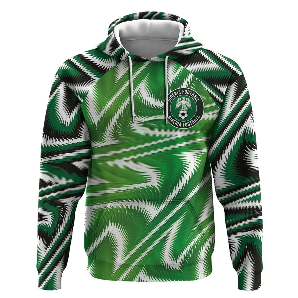 Custom Nigeria Football Hoodie Sporty Super Eagles LT03