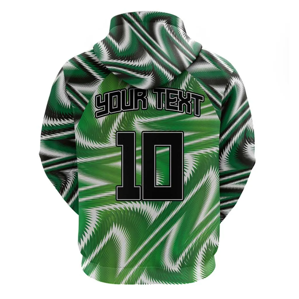 Custom Nigeria Football Hoodie Sporty Super Eagles LT03