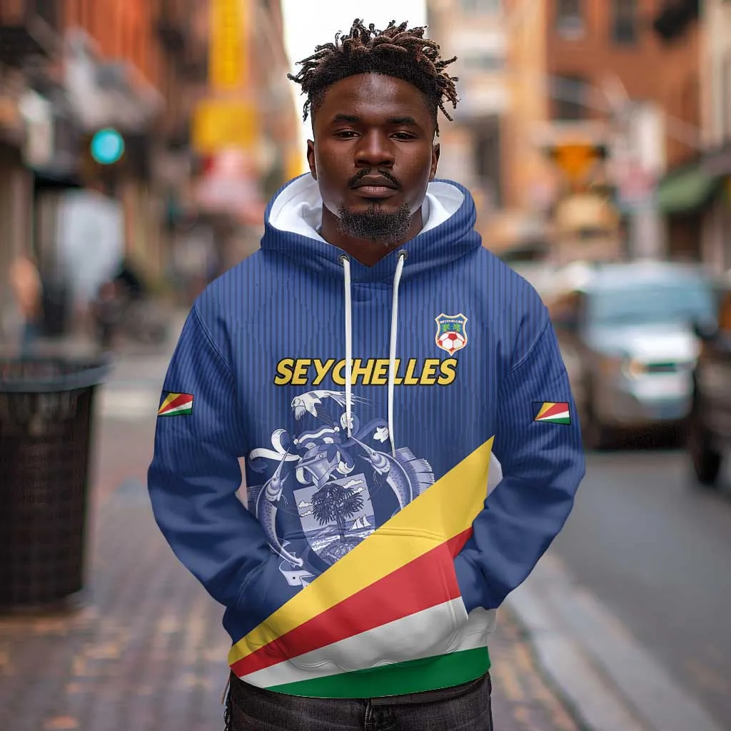 Custom Seychelles Beach Soccer 2025 Hoodie Go Champions Sesel LT15