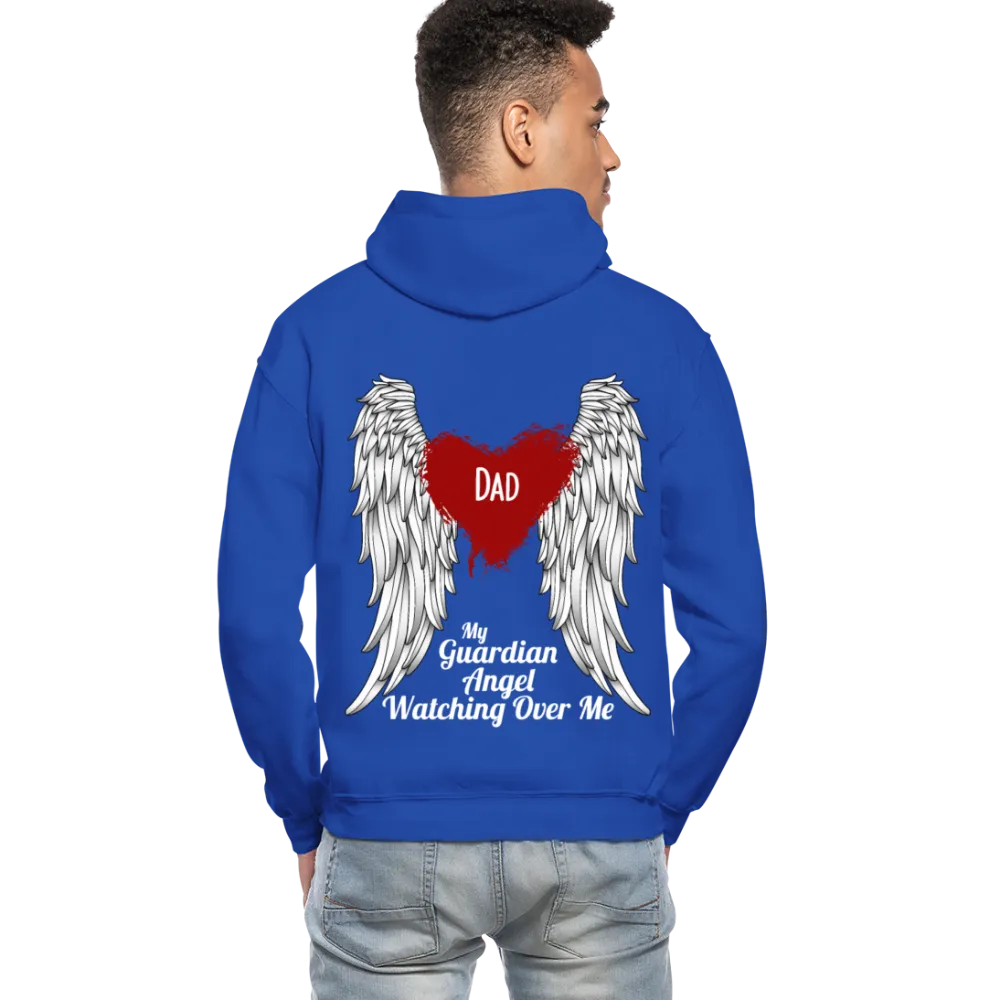 Dad Guardian Angel Gildan Heavy Blend Adult Hoodie (CK4120)