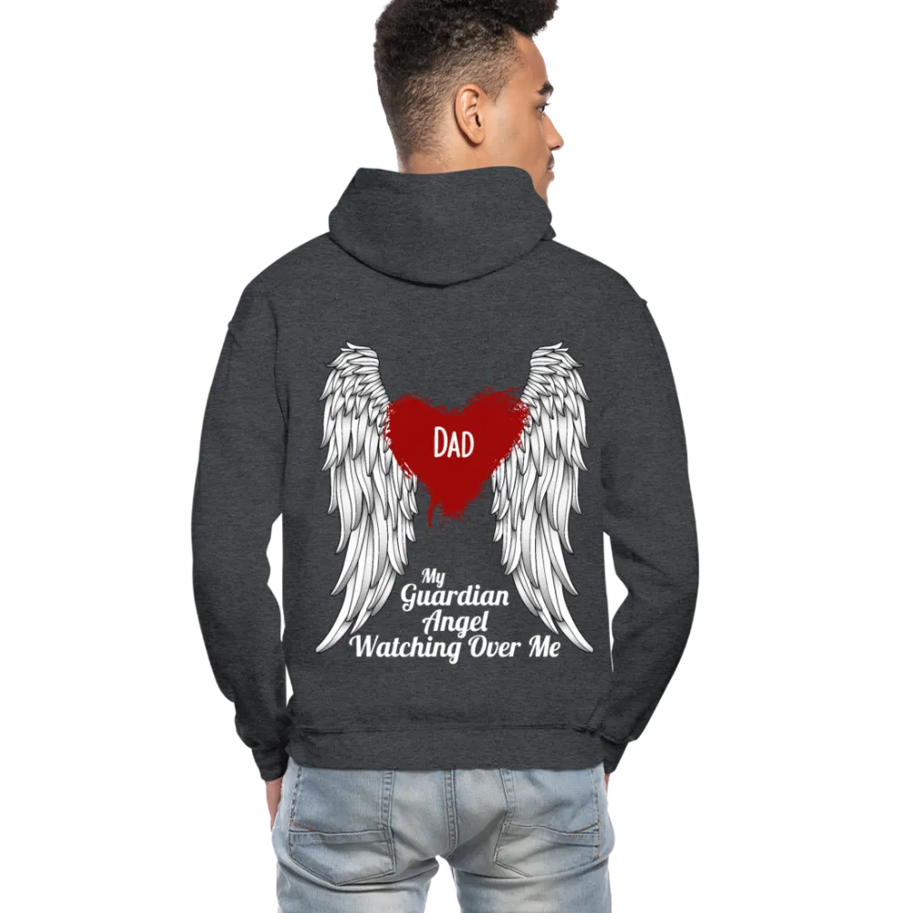 Dad Guardian Angel Gildan Heavy Blend Adult Hoodie (CK4120)