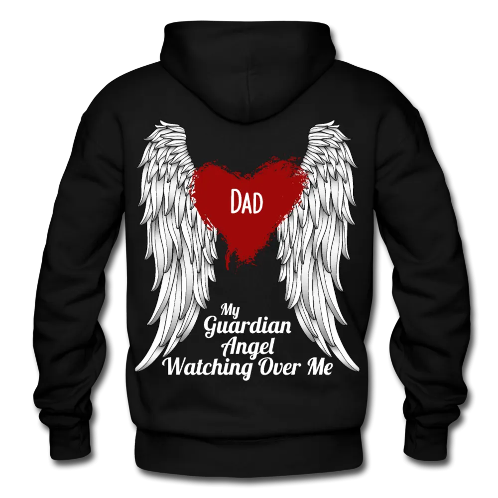 Dad Guardian Angel Gildan Heavy Blend Adult Hoodie (CK4120)