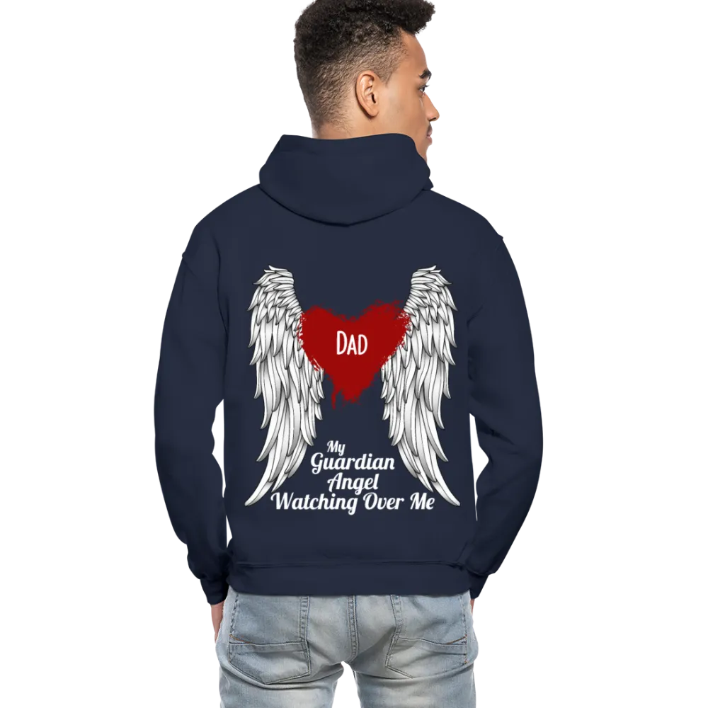 Dad Guardian Angel Gildan Heavy Blend Adult Hoodie (CK4120)