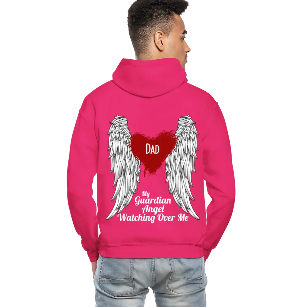 Dad Guardian Angel Gildan Heavy Blend Adult Hoodie (CK4120)