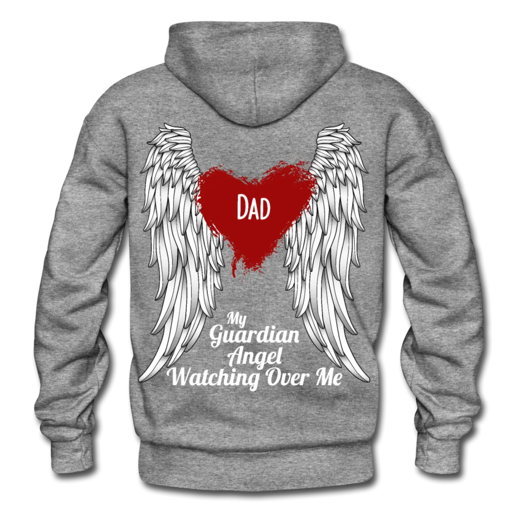 Dad Guardian Angel Gildan Heavy Blend Adult Hoodie (CK4120)