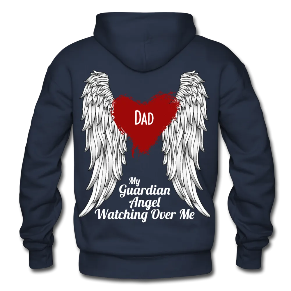 Dad Guardian Angel Gildan Heavy Blend Adult Hoodie (CK4120)