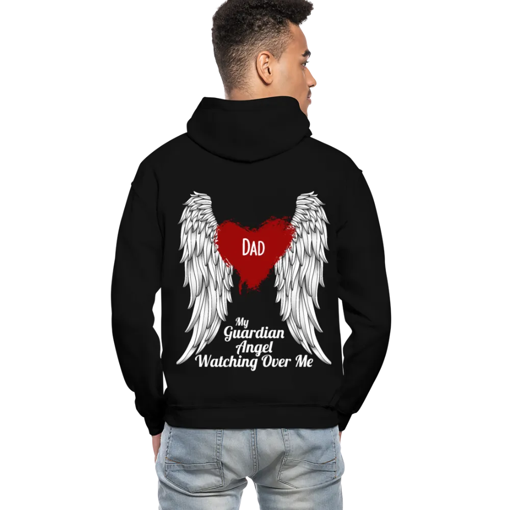 Dad Guardian Angel Gildan Heavy Blend Adult Hoodie (CK4120)