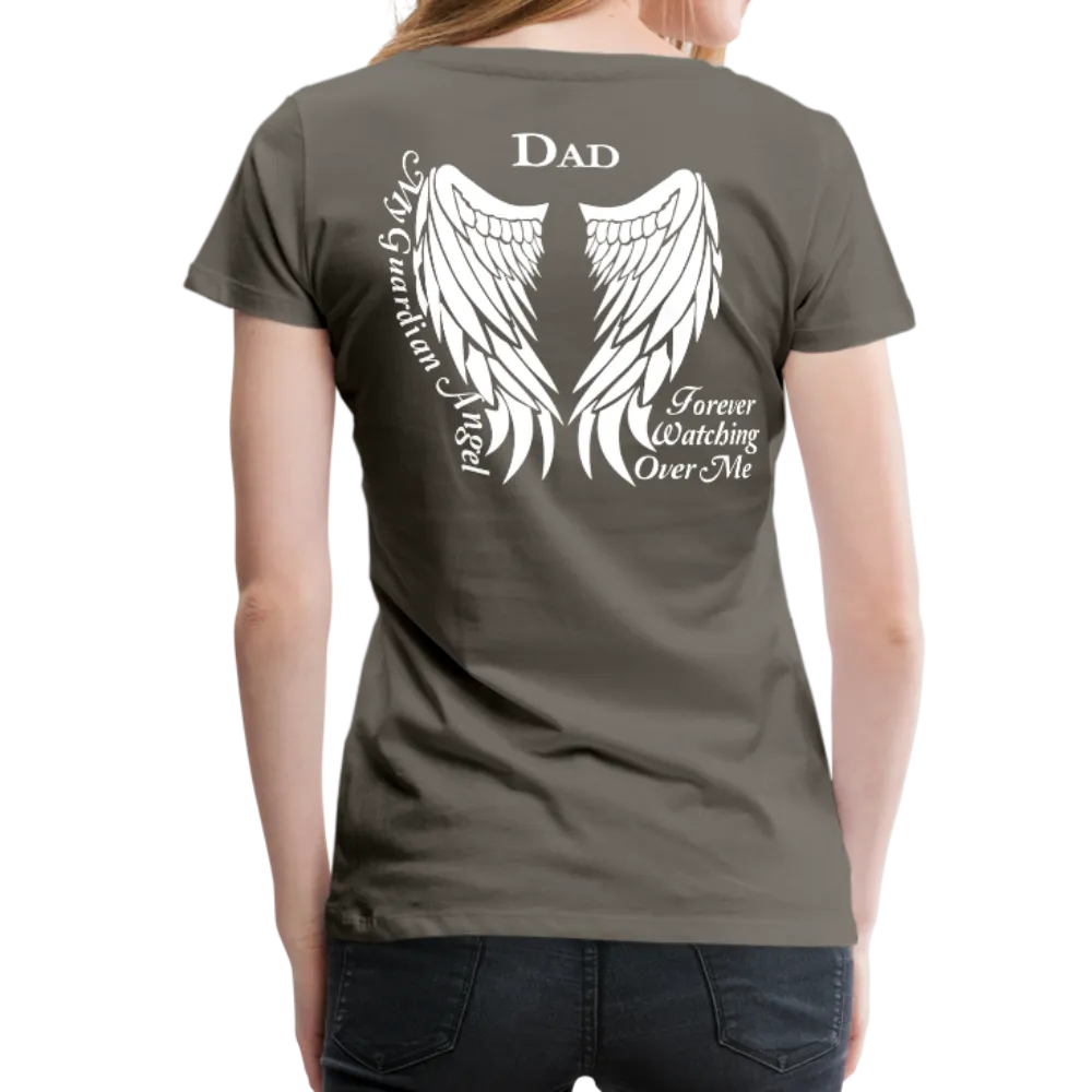 Dad Guardian Angel Women’s Premium T-Shirt (CK1450)