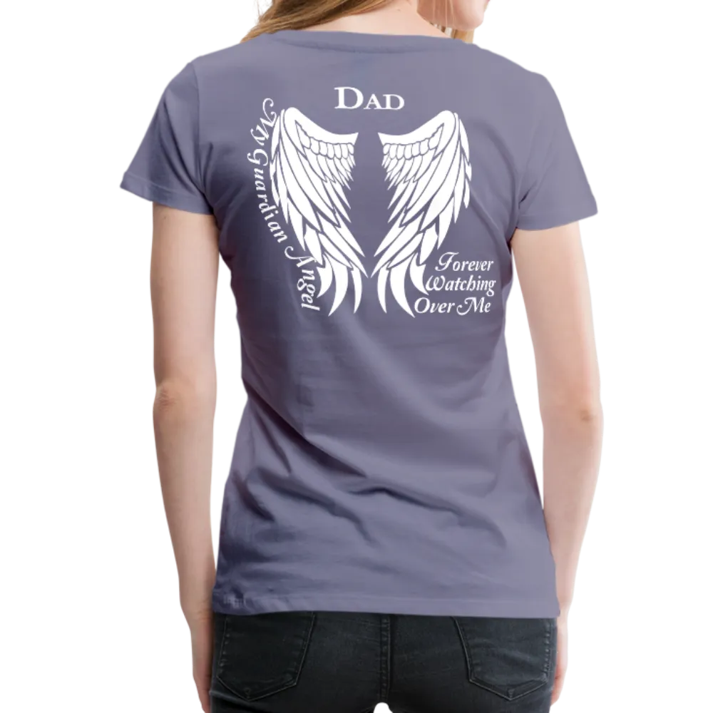 Dad Guardian Angel Women’s Premium T-Shirt (CK1450)