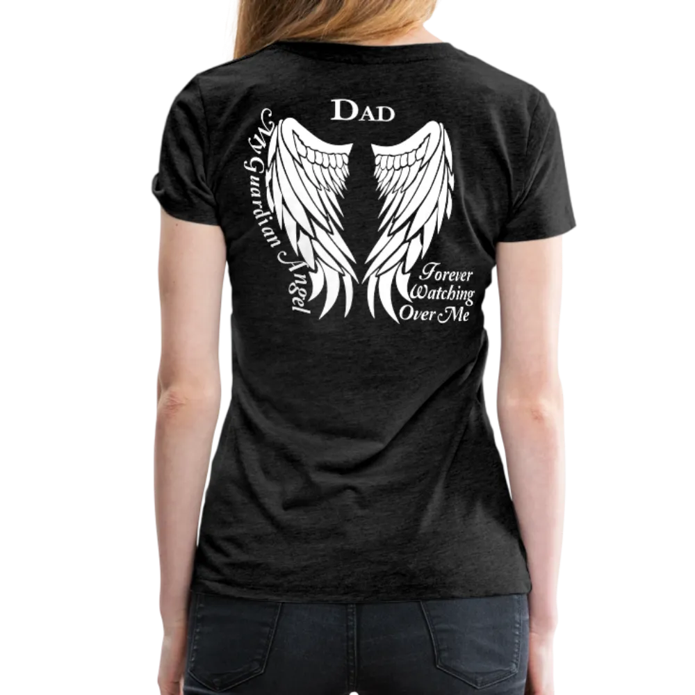 Dad Guardian Angel Women’s Premium T-Shirt (CK1450)