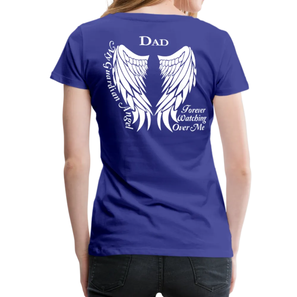 Dad Guardian Angel Women’s Premium T-Shirt (CK1450)