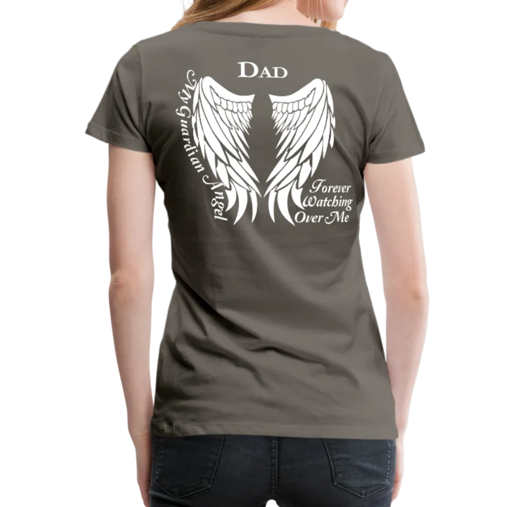 Dad Guardian Angel Women’s Premium T-Shirt (CK1450)