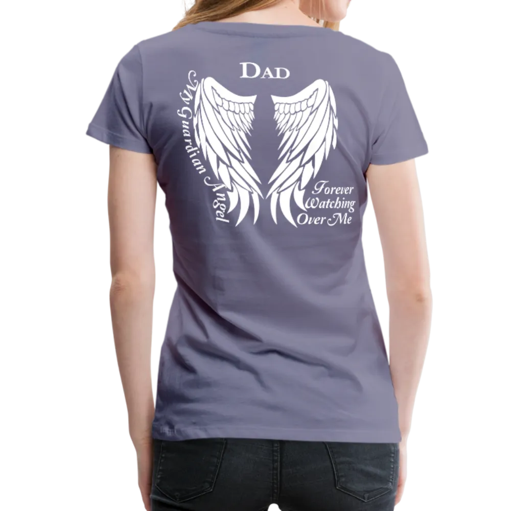 Dad Guardian Angel Women’s Premium T-Shirt (CK1450)