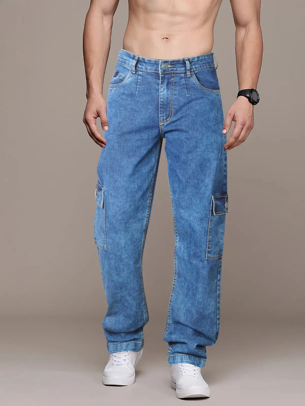 Denim Cargos