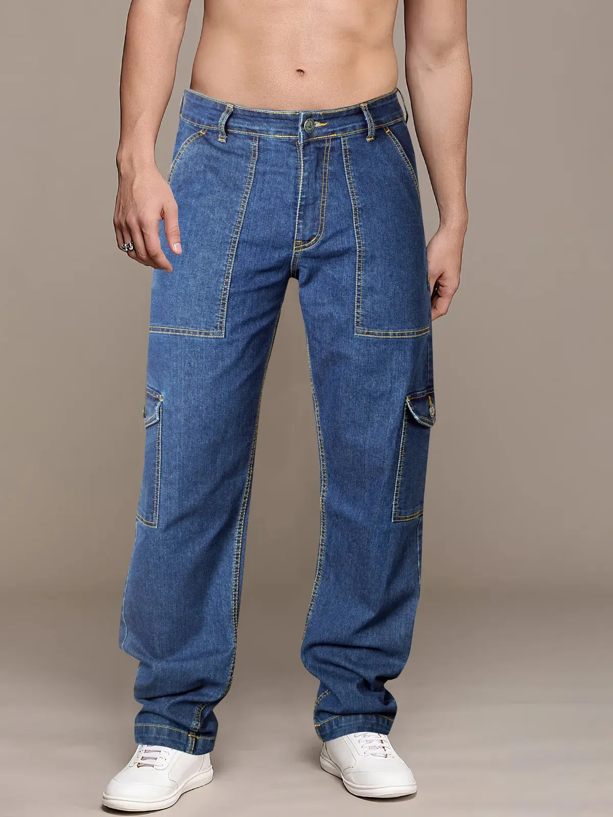 Denim Cargos