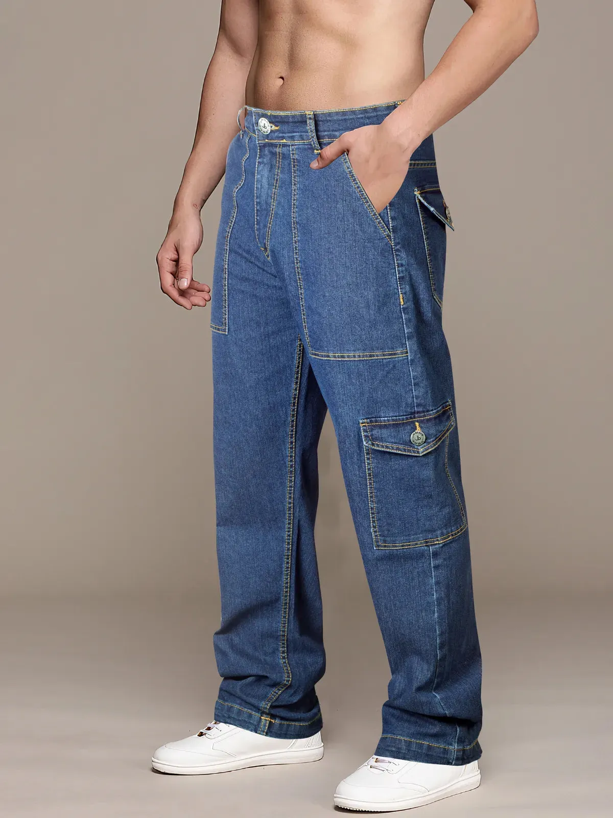 Denim Cargos