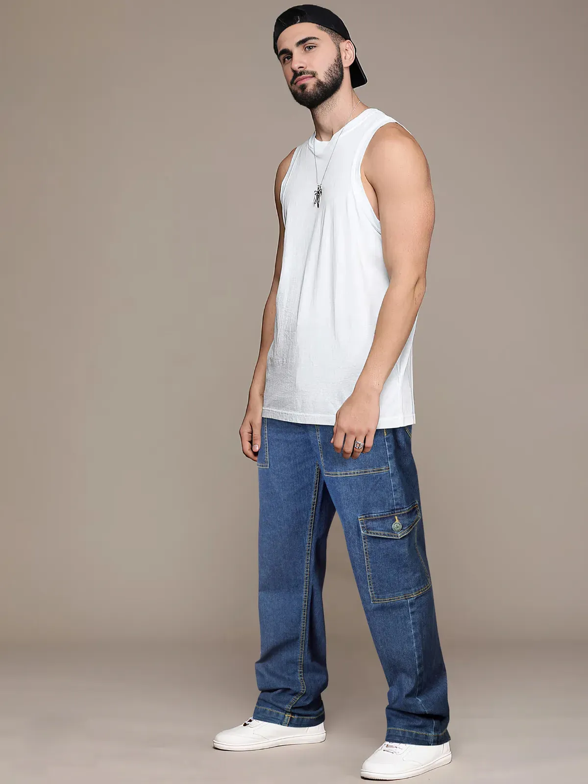 Denim Cargos
