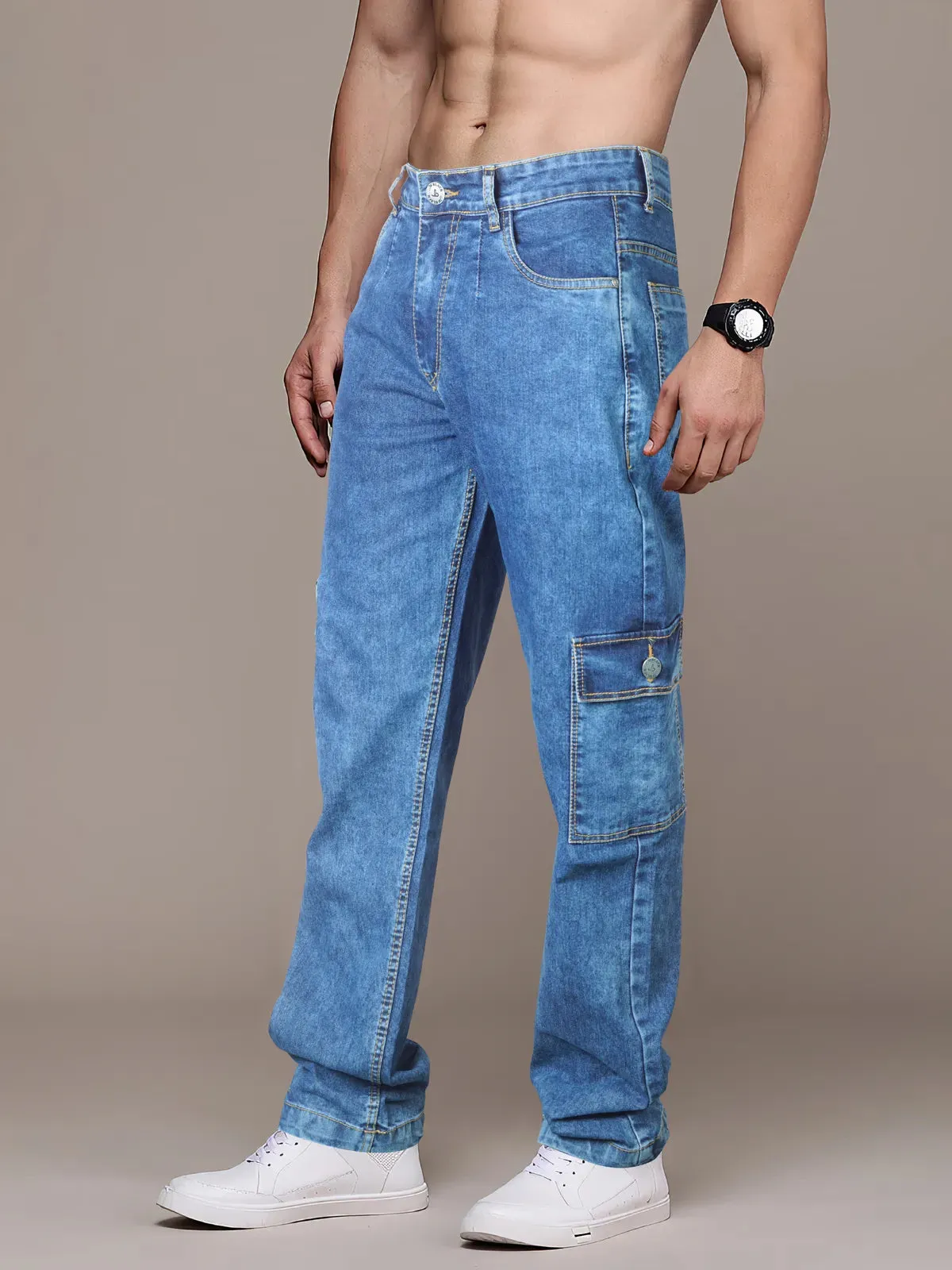 Denim Cargos