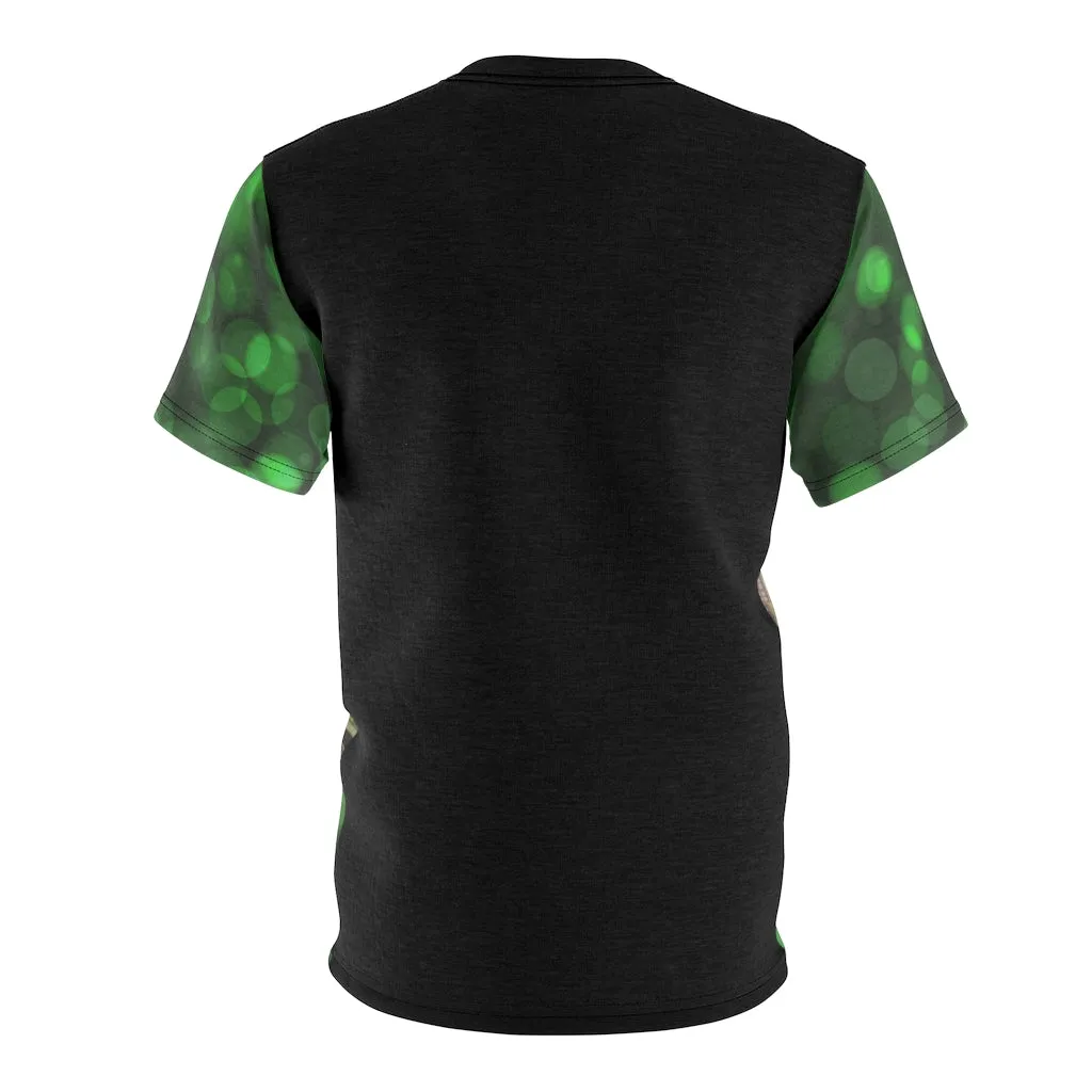 Detroit Girl All Over Print Tshirt Green
