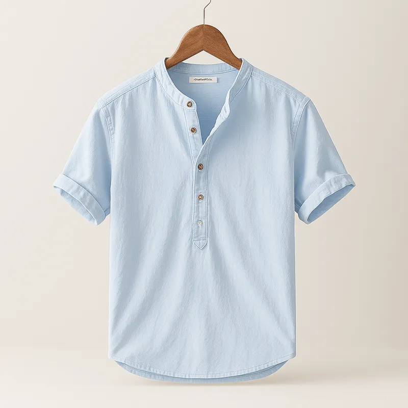 Domoir | Textured Linen Shirt