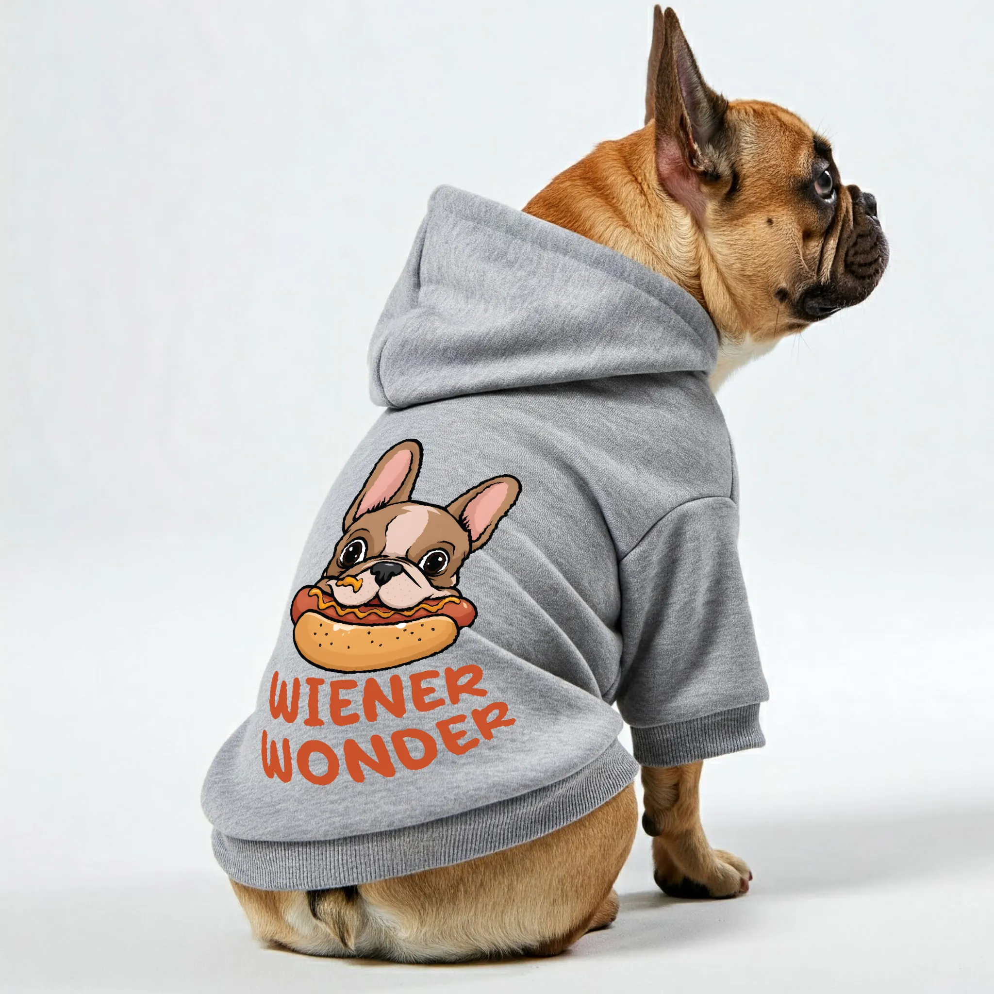 Downward Doggo - Personalized French Bulldog Hoodies with Funny Quotes – Stylish, Cozy, and Premium 100% Cotton
