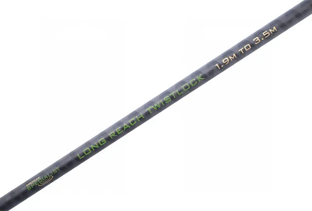 Drennan Specialist 1.9m-3.5m Long Reach TwistLock Landing Net Handle