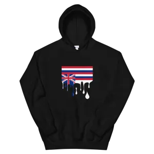 Drip Hawaii Sovereignty - Flag Horizontal *ADULT HOODIE*