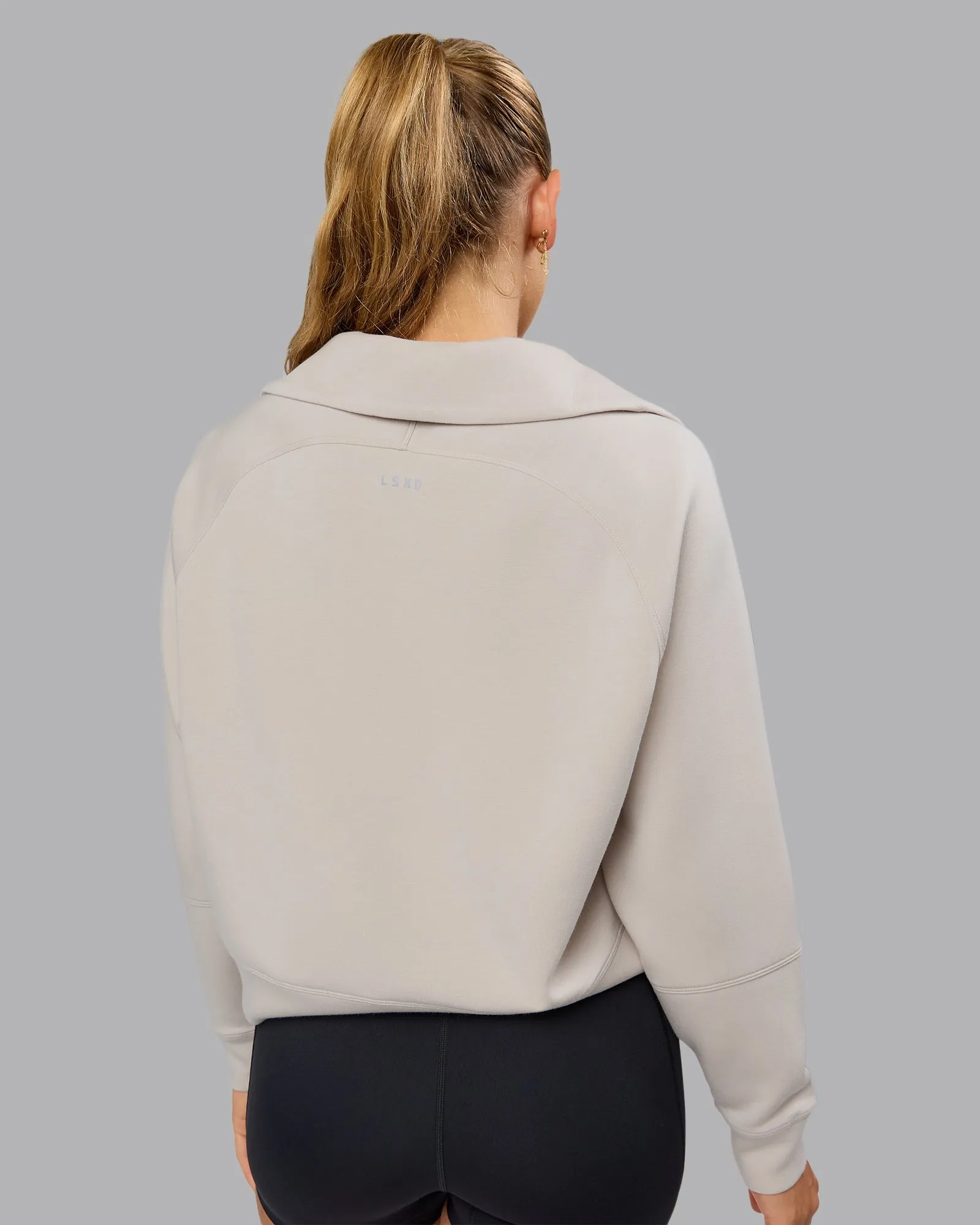 Elevate SoftTouch 1/2 Zip Sweater - Shale Beige