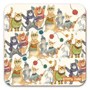 Emma Ball Coaster : Kitten In Mittens