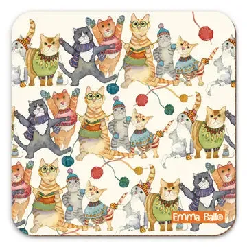 Emma Ball Coaster : Kitten In Mittens